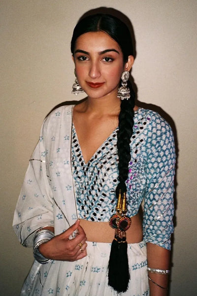 Monsoon Blues Lehenga