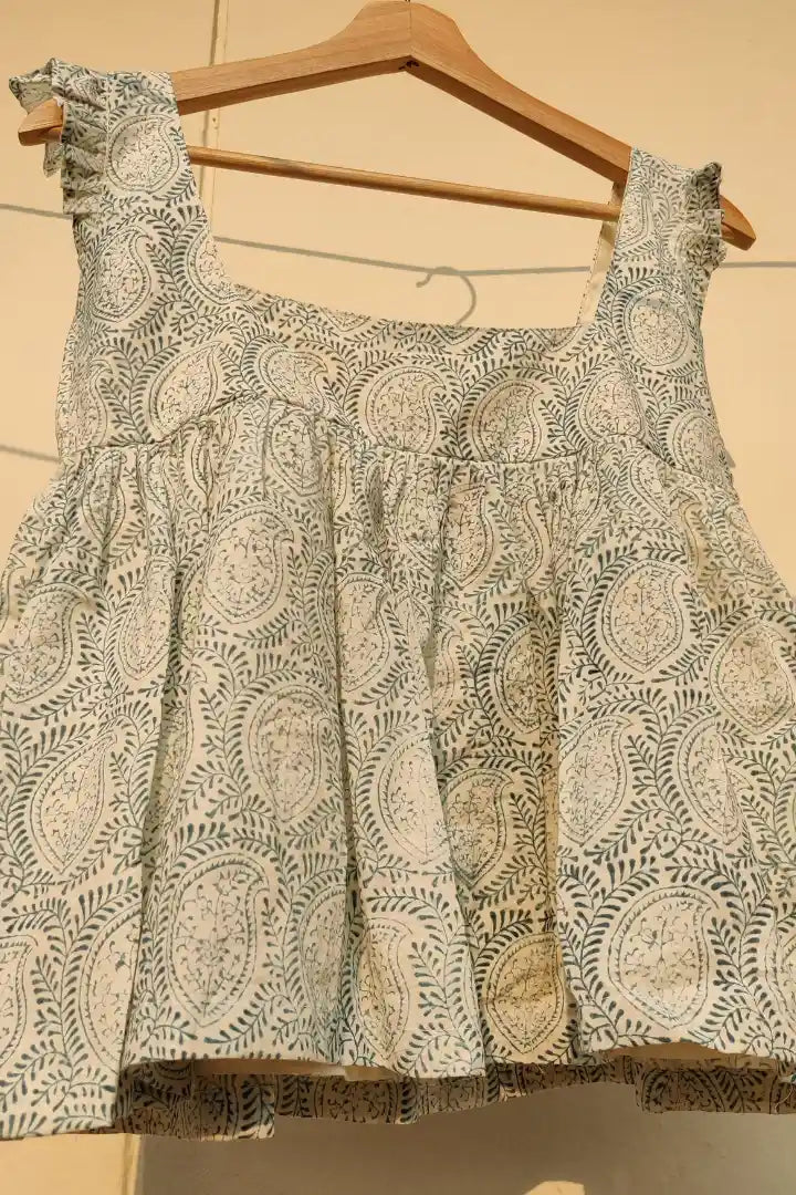 Breezy Paisley Top