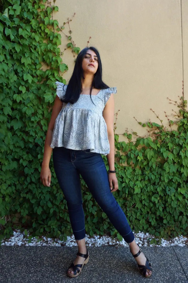 Breezy Paisley Top