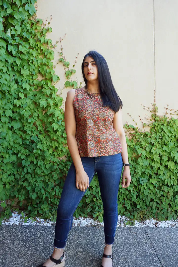 Marsala Crop Top