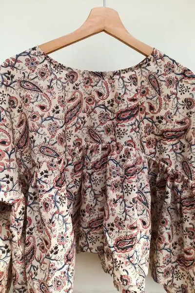 Classic Paisley Tent Top