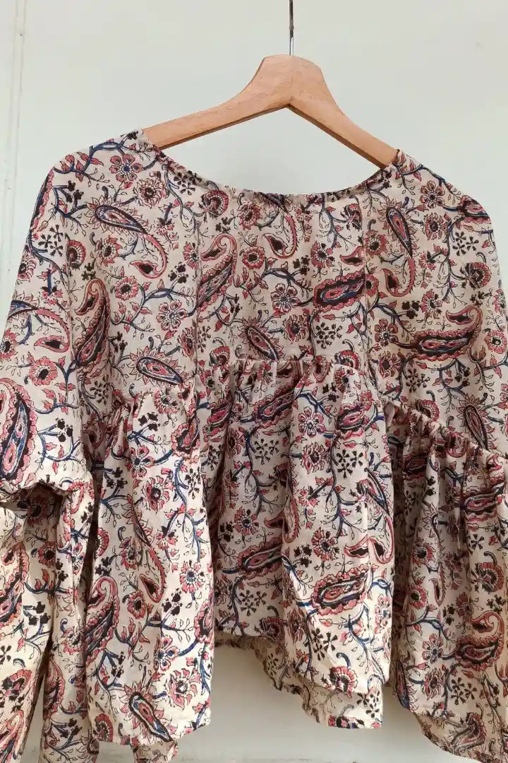 Classic Paisley Tent Top