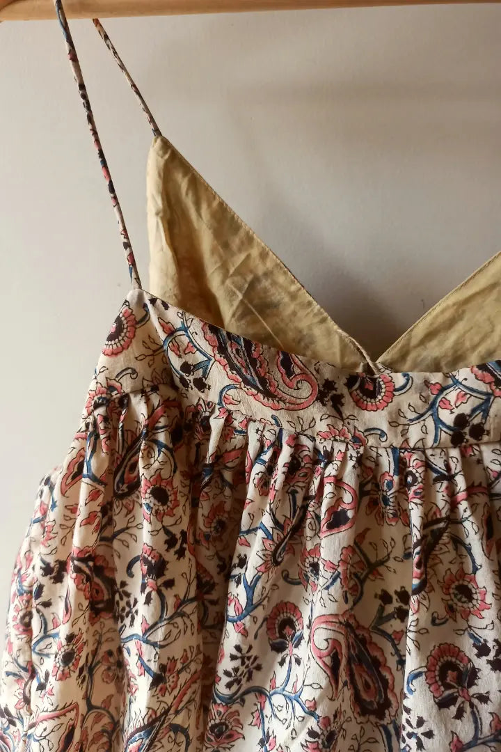 Classic Paisley Spaghetti Top