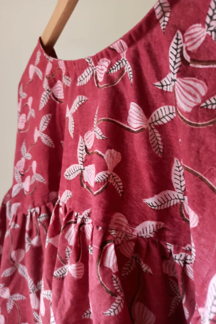 Pink Chambakya Tent Top