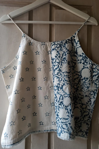 Half and Half Crop Top