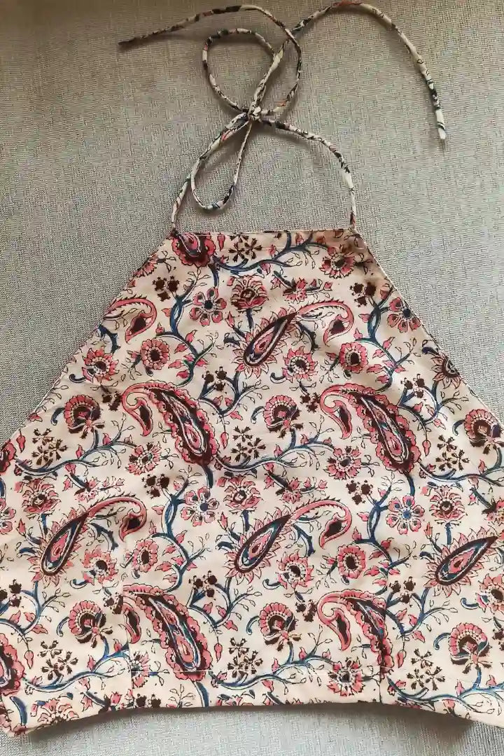 Classic Paisley Halter Top