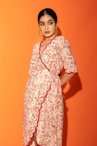 The Meera Wrap dress