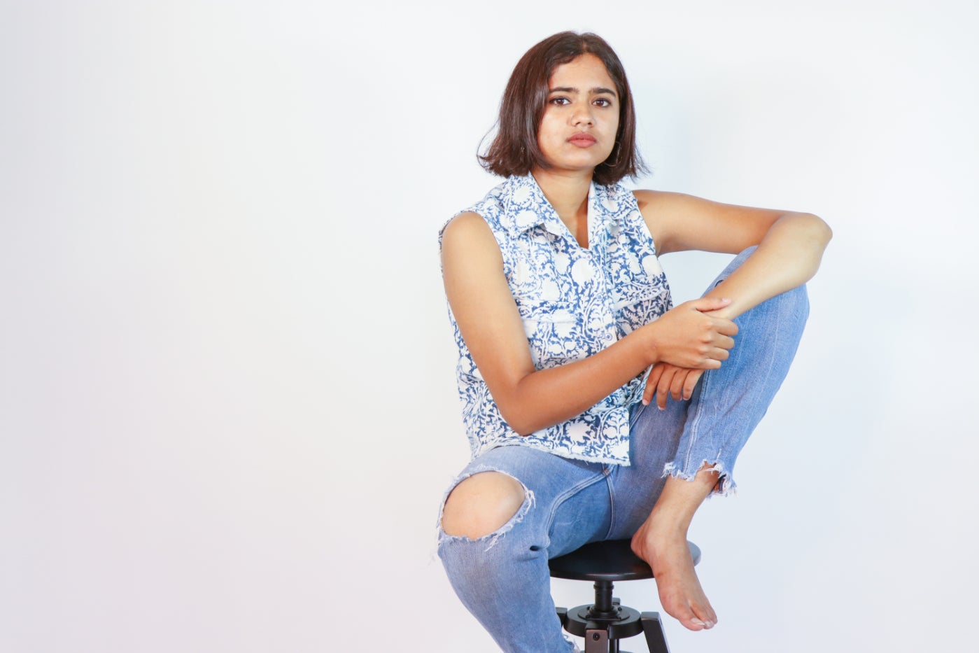 Down to Business Button-down shirt - ILAMRA Sustainable Clothing India