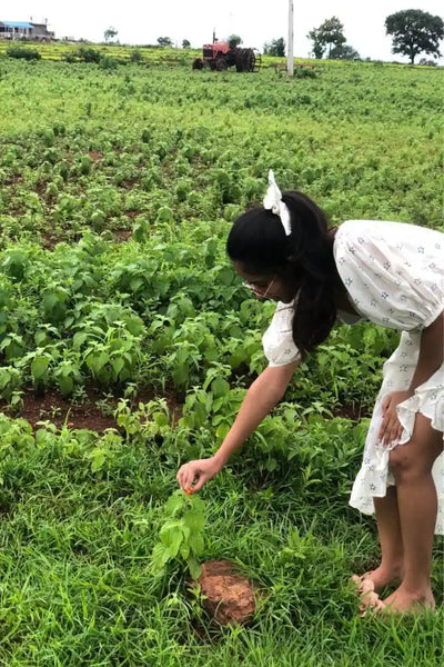 Ilamra sustainable clothing organic cotton white hand block printed European, sexy and feminine dress