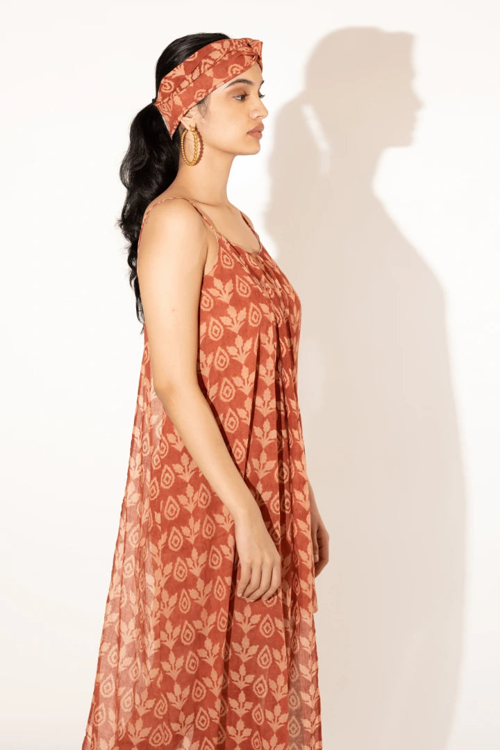Layla 1970'zodiac Indian cotton dress
