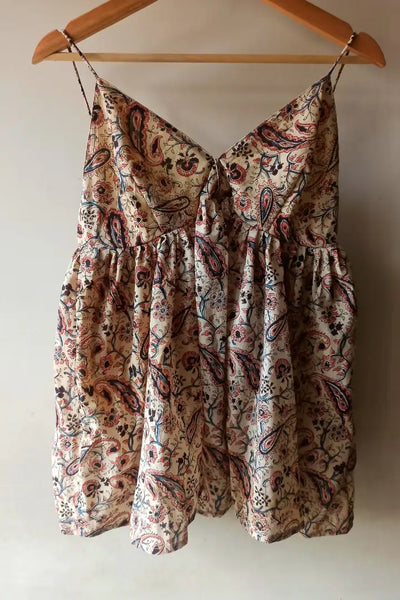 Classic Paisley Spaghetti Top