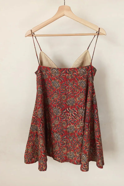 Marsala Floral Slip Dress